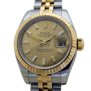 Rolex Datejust 18K Yellow Gold and Stainless Steel
